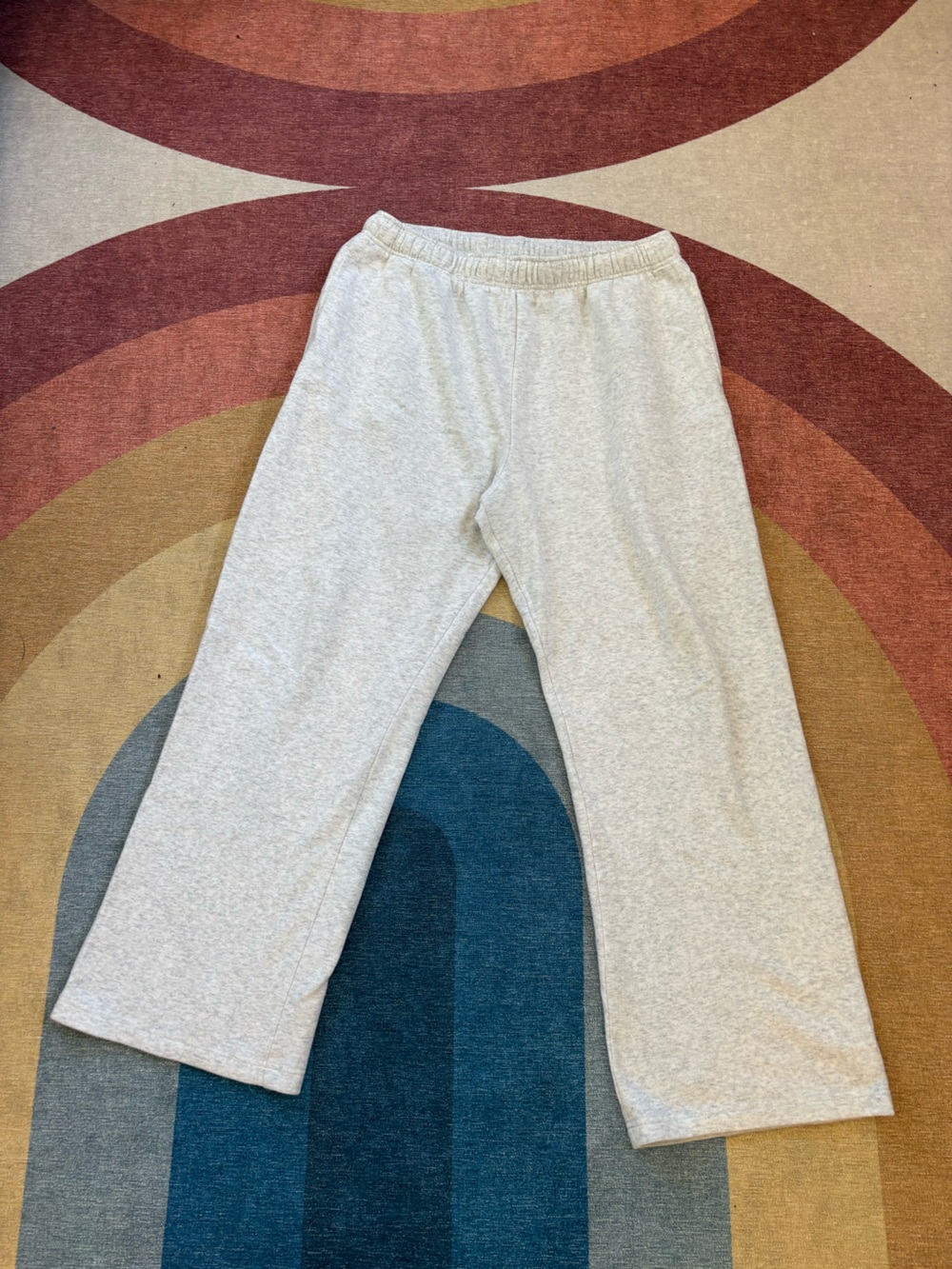 Aeropostale Off White Cozy Fleece Joggers